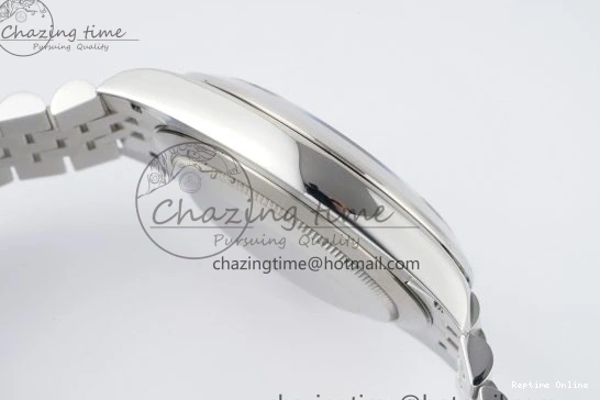 0227 Snug DateJust 41 SS Polished Bezel KING 1:1 Best Edition 904L Steel Blue Roman Dial on Jubilee Bracelet VR 2213